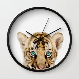 Indian tiger baby  Wall Clock