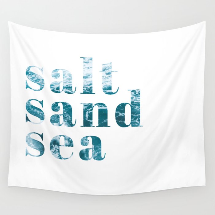 salt sand sea Wall Tapestry