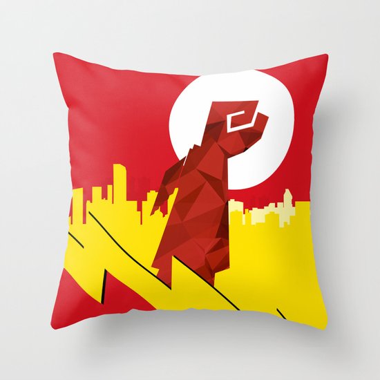 Polygon Heroes Rise 4 Throw Pillow