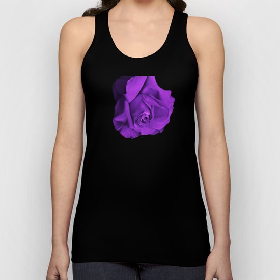 Rose violette purple Unisex Tank Top