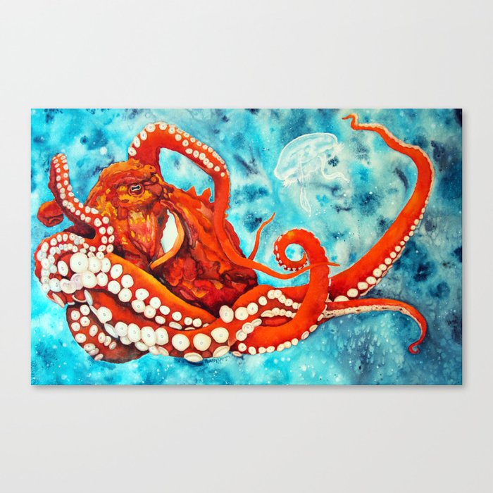 Pacific Octopus Canvas Print