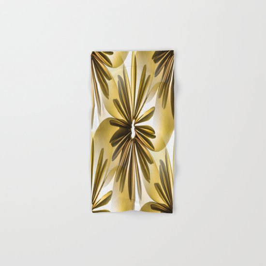 Retro Shiny Flowers Hand & Bath Towel