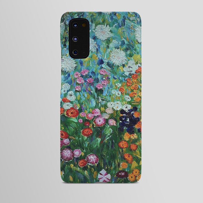Flower Garden Riot of Colors by Gustav Klimt Android Case
