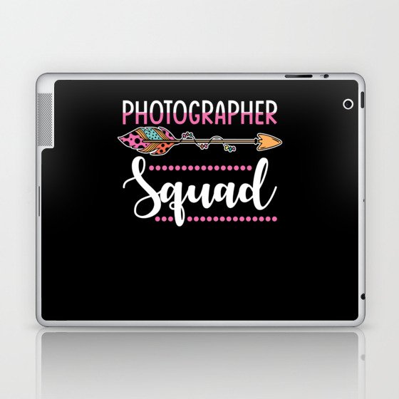 Photographer Photography Women Group Laptop & iPad Skin