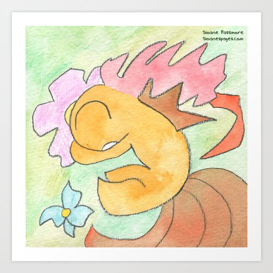 Sleepy Art Print