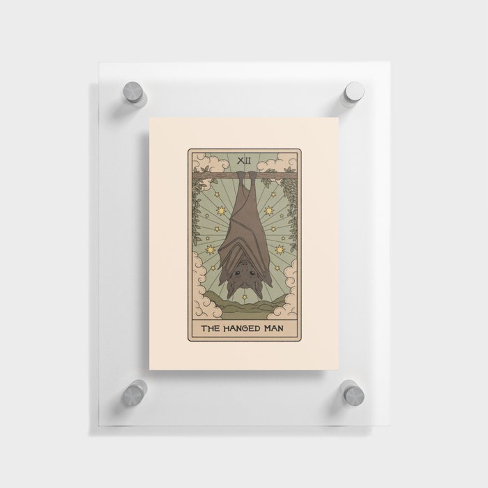 The Hanged Man - Bat Tarot Floating Acrylic Print