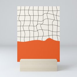 Flamingo Drip | Warp Grid: Off-White Day Edition Mini Art Print