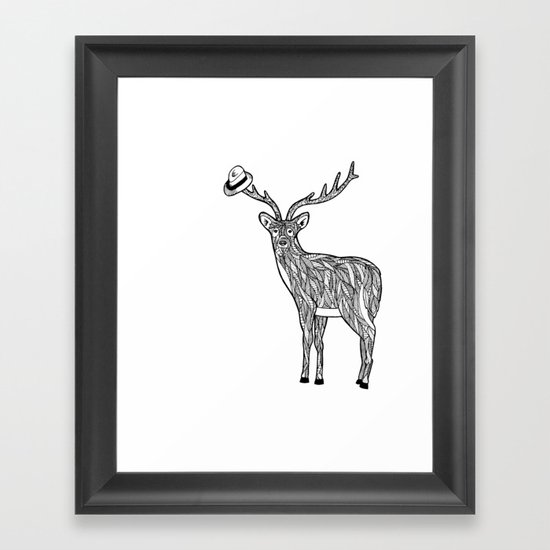 Deer Framed Art Print