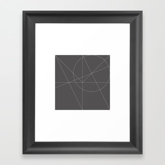 #150 Quadrature – Geometry Daily Framed Art Print