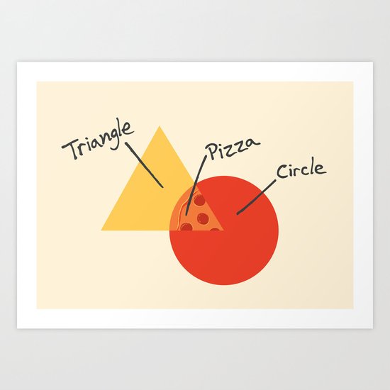 A College Venn Diagram Art Print