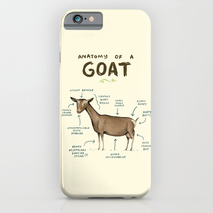 anatomy of a goat iphone case