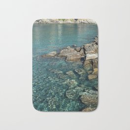 Crystal Bath Mat | Water, Nature, Photo, Glass, Landscape, Calming, Color, Fresh, Searocks, Italy 