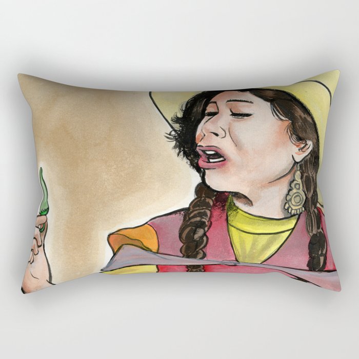 La India Maria Rectangular Pillow