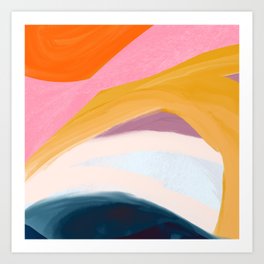 Let Go - no.36 Shapes and Layers Art Print