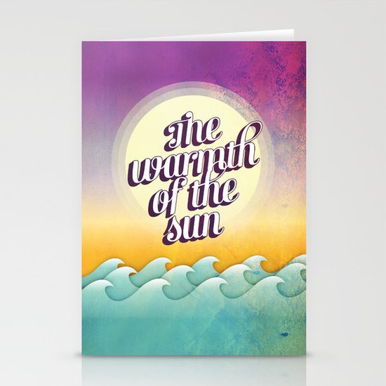 The Warmth of the Sun Stationery Cards