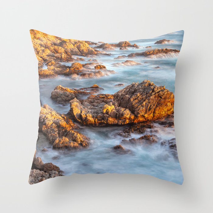 Rugged Coast Throw Pillow