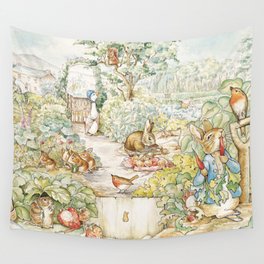 The World Of Beatrix Potter Wall Tapestry