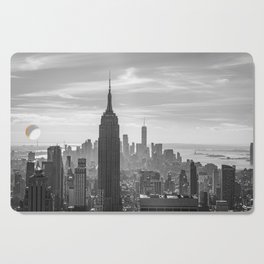 New York City Black and White Cutting Board