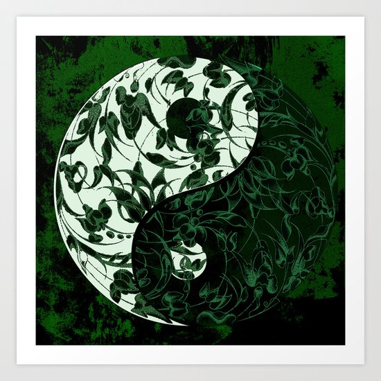 The rebellion of yin yang Art Print