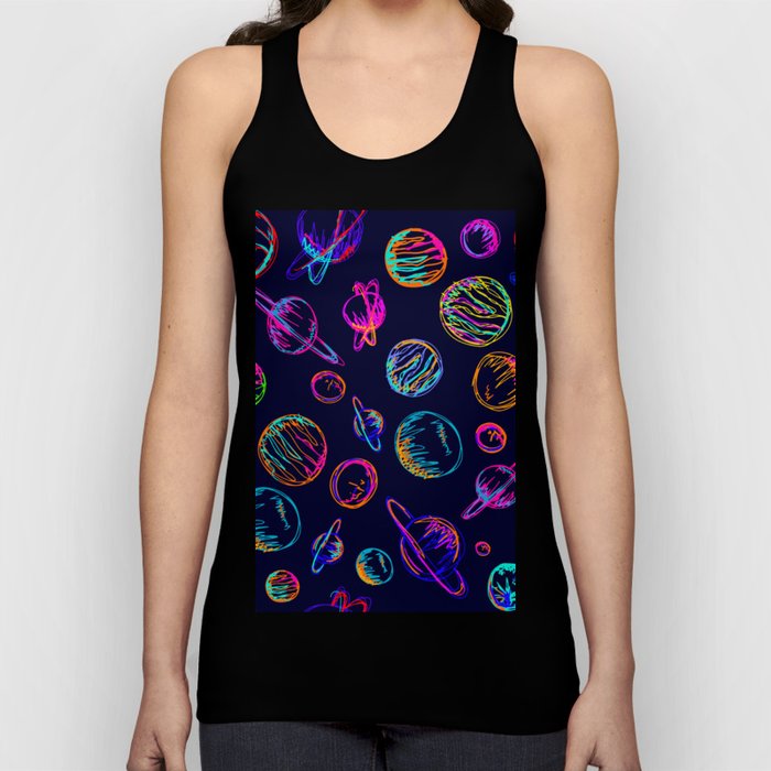 Neon Planets Tank Top