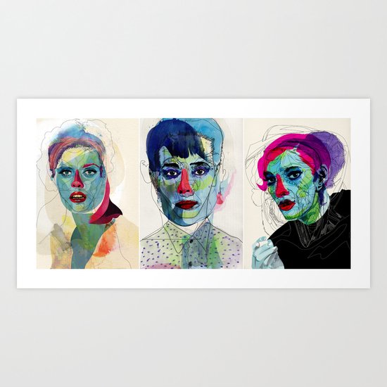 triptico Art Print