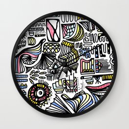 Scribble Pop Wall Clock