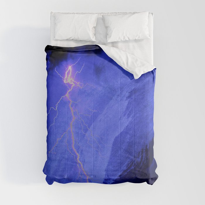 abstract thunder 2 Comforter