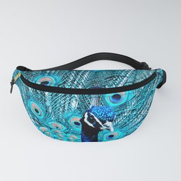 Peacock  Blue 11 Fanny Pack