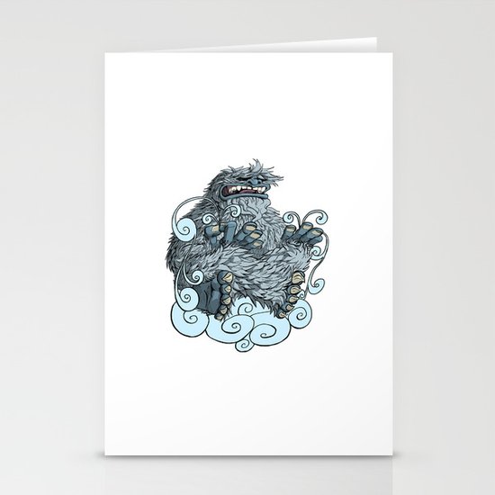 Yeti Stationery Cards