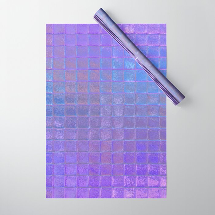iridescent wrapping paper