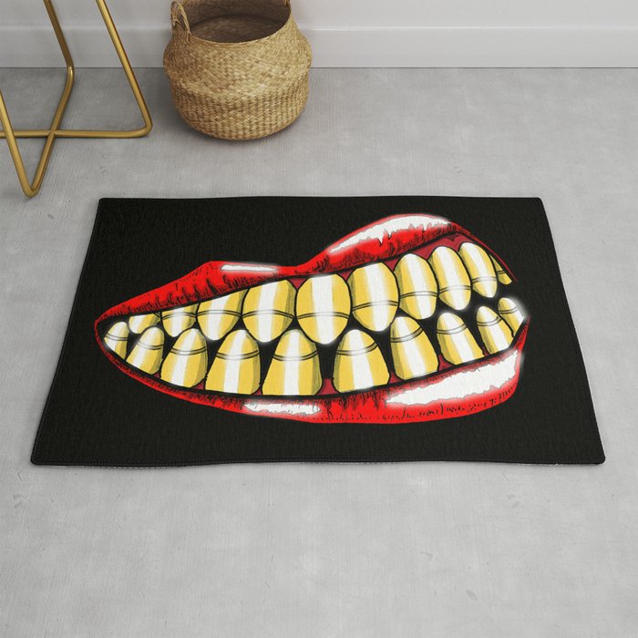 Bullet Teeth Rug