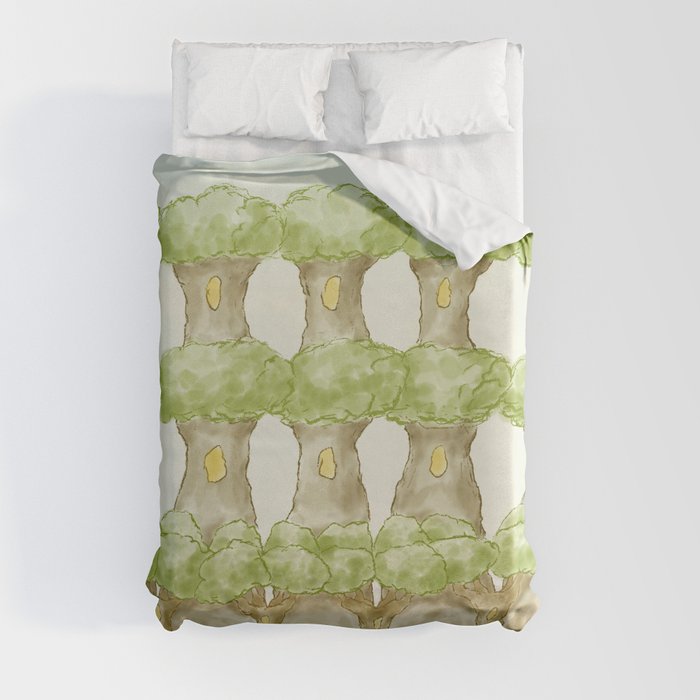 Welcome to our tree home 1 Duvet Cover