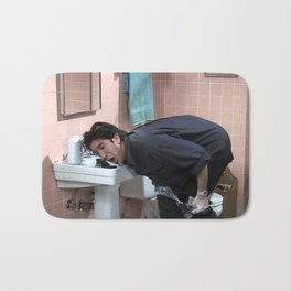Ross from Friends and his bathroom scene Bath Mat | Scene, Bathroom, And, From, Ross, Friends, Comedy, Toilet, Graphicdesign, Funny 