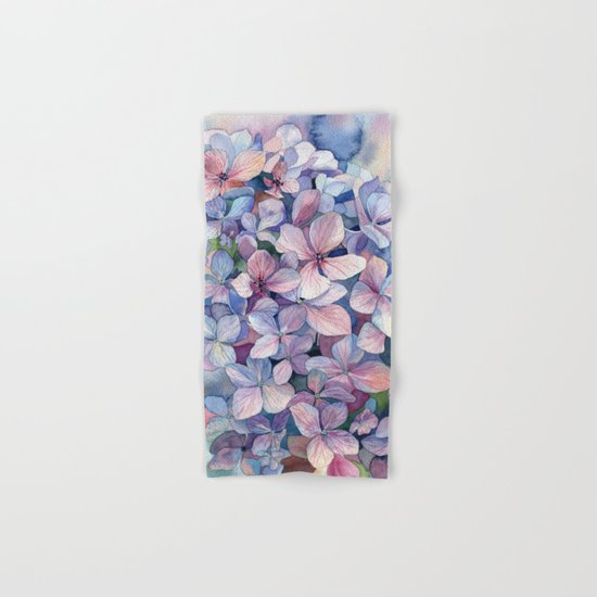 Hydrangea Hand & Bath Towel