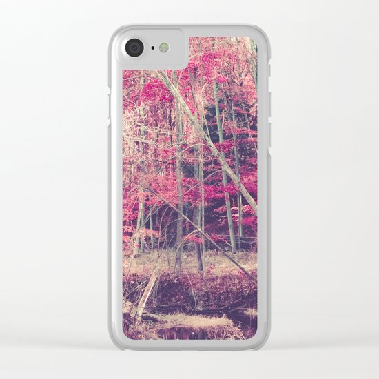Rasberry Clear iPhone Case
