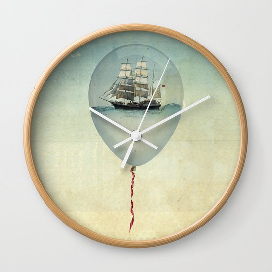 All at Sea Wall Clock