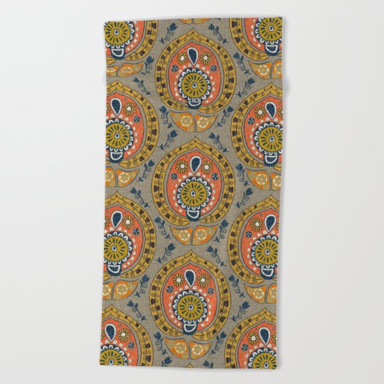 safa natural Beach Towel