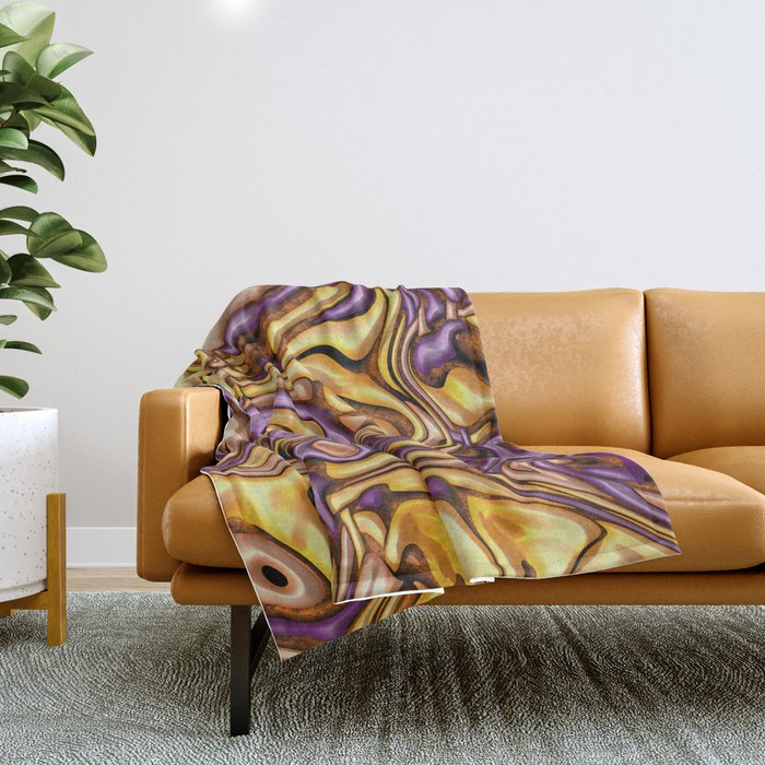 Purple and gold blanket sales