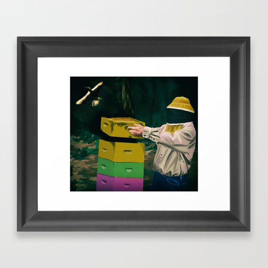 The Beekeeper Framed Art Print