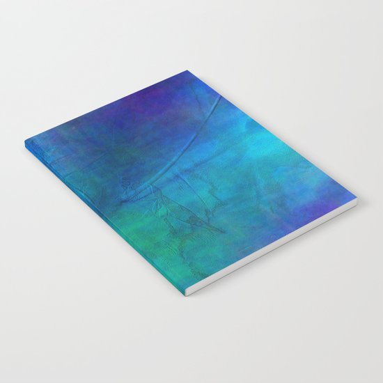 Texture abstract deep blue Notebook