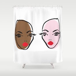 Girl glam Shower Curtain