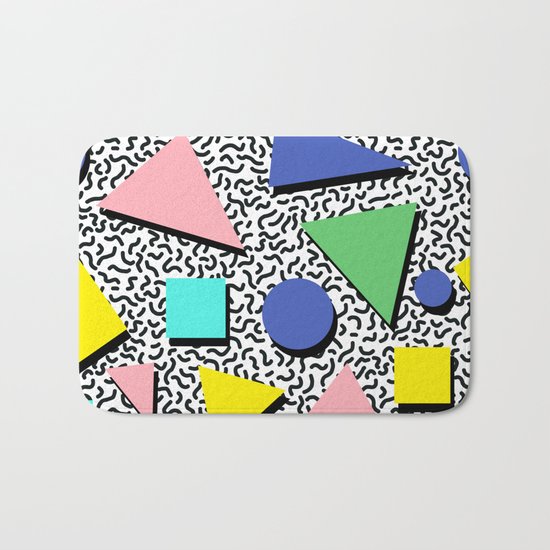 Memphis pattern 5 Bath Mat
