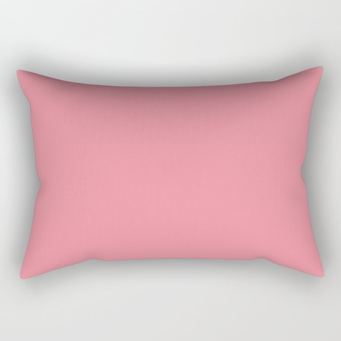 Hot Gossip Pink Rectangular Pillow