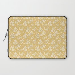 Botanic Pattern - White Yellow Laptop Sleeve