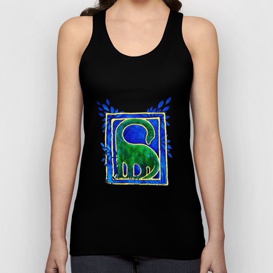 Brontosaurus Painting Unisex Tank Top
