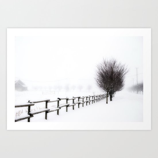 The Magic of Snow Art Print