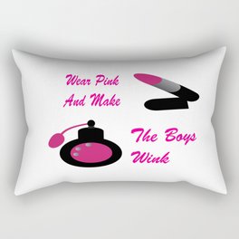 Wear Pink Rectangular Pillow