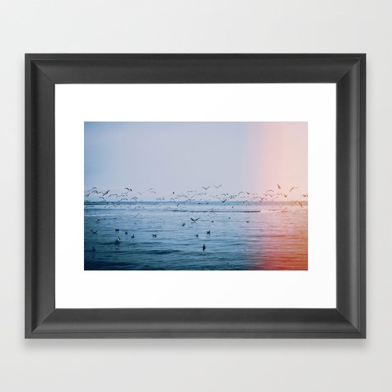 Ocean Birds Framed Art Print