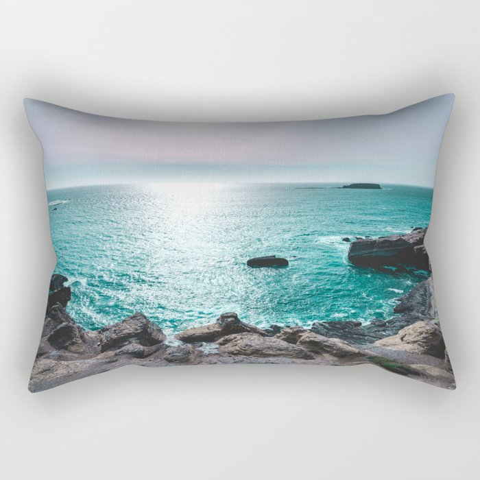 Turquoise Cove Rectangular Pillow
