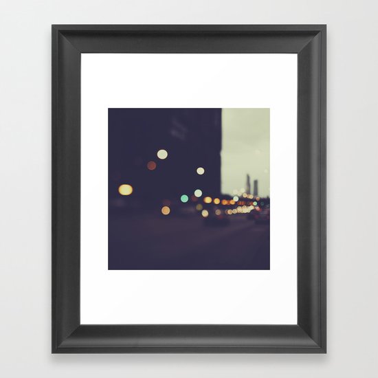 Late Night Framed Art Print